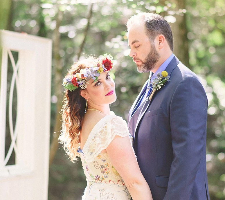 Tickle your woodland senses with this rustic nature wedding