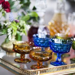 Collect your jaw from the floor after this jewel-toned cocktail reception