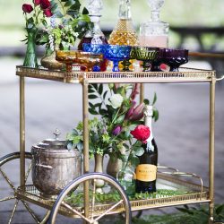 Collect your jaw from the floor after this jewel-toned cocktail reception