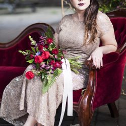 Collect your jaw from the floor after this jewel-toned cocktail reception
