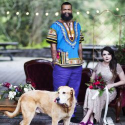 Collect your jaw from the floor after this jewel-toned reception