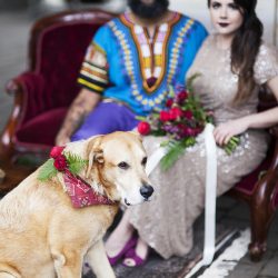 Collect your jaw from the floor after this jewel-toned reception