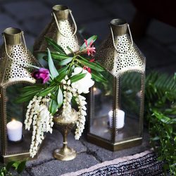 Collect your jaw from the floor after this jewel-toned reception