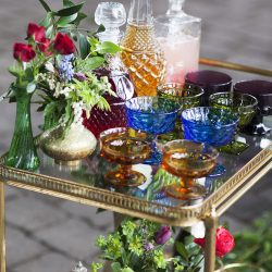 Collect your jaw from the floor after this jewel-toned cocktail reception