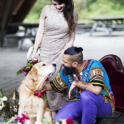 Collect your jaw from the floor after this jewel-toned reception