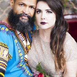 Collect your jaw from the floor after this jewel-toned reception