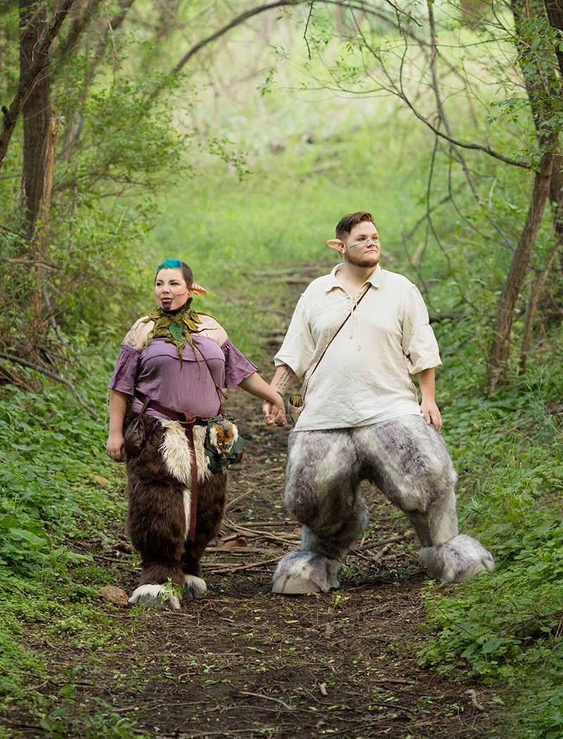 This satyr cosplay engagement brings serious magic to our Renaissance-loving hearts
