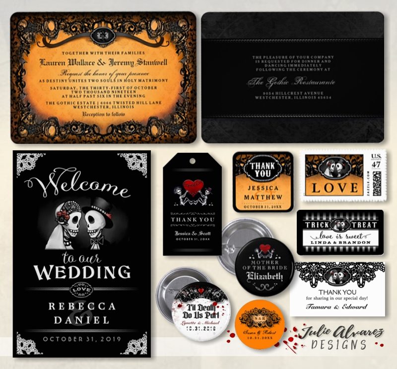 Trick out your Halloween wedding with these special treats!