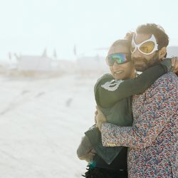 009 5422 - Major heart eyes for this Indian wedding at Burning Man We heart this wedding on the playa at Burning Man