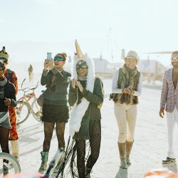012 5464 - Major heart eyes for this Indian wedding at Burning Man We heart this wedding at Burning Man