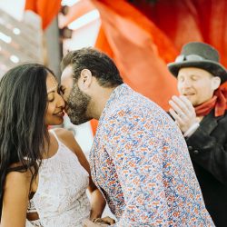 027 5724 - Major heart eyes for this Indian wedding at Burning Man We heart this wedding on the playa at Burning Man