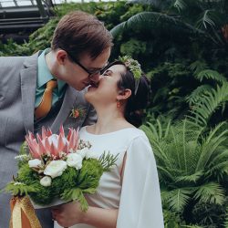 Jurassic Jamboree: a dinosaur wedding with tacos, T-Rex heels, and a golden claw