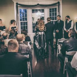 Green Sims Jay Farrell Photography JFP16355 low - The dress at this Gothic Halloween wedding is giving us googly eyes The dress at this Gothic Halloween wedding is giving us googly eyes