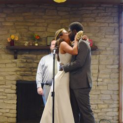 JNP 6418 - Overalls, a choreographed first dance, and custom popcorn at this A-frame wedding Overalls, a choreographed first dance, and custom popcorn at this A-frame wedding