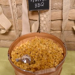 JNP 6743 - Overalls, a choreographed first dance, and custom popcorn at this A-frame wedding Overalls, a choreographed first dance, and custom popcorn at this A-frame wedding