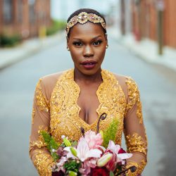 Styled Shoot108of181 - Don't miss the stunning golden gown at this industrial shoot Don't miss the stunning yellow gown at this industrial shoot