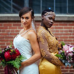 Styled Shoot148of181 - Don't miss the stunning golden gown at this industrial shoot Don't miss the stunning golden gown at this industrial shoot