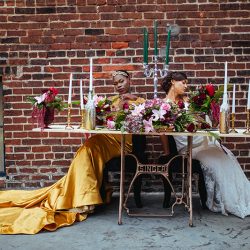 Styled Shoot165of181 - Don't miss the stunning golden gown at this industrial shoot Don't miss the stunning yellow gown at this industrial shoot