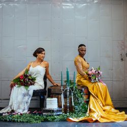Styled Shoot52of181 - Don't miss the stunning golden gown at this industrial shoot Don't miss the stunning golden gown at this industrial shoot