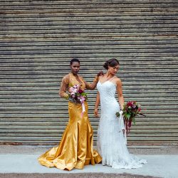 Styled Shoot63of181 - Don't miss the stunning golden gown at this industrial shoot Don't miss the stunning golden gown at this industrial shoot