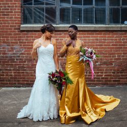 Styled Shoot71of181 - Don't miss the stunning golden gown at this industrial shoot Don't miss the stunning golden gown at this industrial shoot