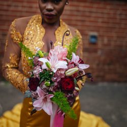 Styled Shoot81of181 - Don't miss the stunning golden gown at this industrial shoot Don't miss the stunning yellow gown at this industrial shoot