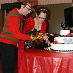 halloween wedding 75 23244156922 o - Anne Boleyn weds Freddy Krueger: When a Halloween costume wedding wins over every horror fan Anne Boleyn weds Freddy Krueger: When a Halloween wedding wins over every horror fan