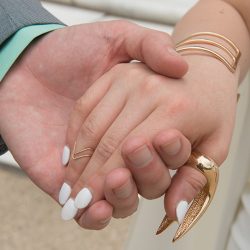 Jurassic Jamboree: a dinosaur wedding with tacos, T-Rex heels, and a golden claw