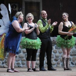 Angela Doheny Photography Anna Zack Union Festival 07182015 02 - Don't miss the gilded gold tutu dress at this forest festival wedding Don't miss the gold tutu dress at this forest festival wedding