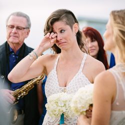 Lindsey Whitney 106 - An aerial silk chuppah and two stunning gowns at this sweet beach wedding An aerial silk chuppah and two stunning gowns at this sweet beach wedding