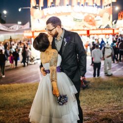 Photo Oct 22 6 39 12 AM - Have a bite of "first funnel cake" at this North Carolina state fair wedding Have a bite of "first funnel cake" at this North Carolina state fair wedding