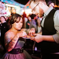 Photo Oct 22 8 58 52 AM - Have a bite of "first funnel cake" at this North Carolina state fair wedding Have a bite of "first funnel cake" at this North Carolina state fair wedding