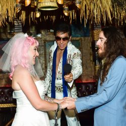 Skye Combe JamieY Photography JamieY19 low - The King officiated this retro Vegas destination wedding in a tiki bar The King officiated this retro Vegas wedding in a tiki bar