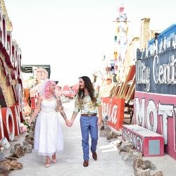 Skye Combe JamieY Photography JamieY52 low - The King officiated this retro Vegas destination wedding in a tiki bar The King officiated this retro Vegas destination wedding in a tiki bar