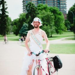 benandalisha 5010 28157123024 o - Be wowed by this eccentric Denver bicycle wedding with costumes, singing, and a "first lap" Be wowed by this eccentric Denver bicycle wedding with costumes, singing, and a "first lap"