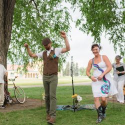 benandalisha 5147 28157120474 o - Be wowed by this eccentric Denver bicycle wedding with costumes, singing, and a "first lap" Be wowed by this eccentric Denver wedding with costumes, singing, and a "first lap"