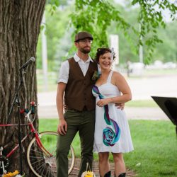 benandalisha 5397 28490230350 o - Be wowed by this eccentric Denver bicycle wedding with costumes, singing, and a "first lap" Be wowed by this eccentric Denver wedding with costumes, singing, and a "first lap"
