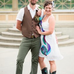 benandalisha 5767 28157113944 o - Be wowed by this eccentric Denver bicycle wedding with costumes, singing, and a "first lap" Be wowed by this eccentric Denver wedding with costumes, singing, and a "first lap"