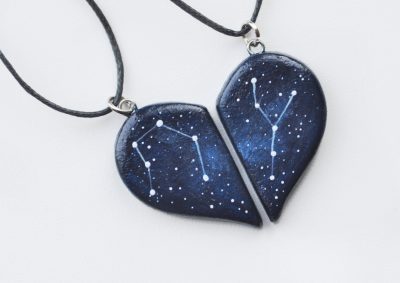 cosmic heart necklace - Keep it cosmic AND gender-neutral with this space-themed ceremony script (+ READINGS!) cosmic heart necklace