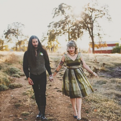 green wedding - You won't have seen anything like this rustic costume wedding with a pancake cake green wedding