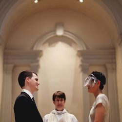 Art meets science at a wonderfully weird New York gallery wedding