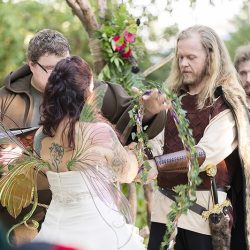 lwp offbeat 067 - We're fantasizing about this warriors meet fairies wedding We're fantasizing about this warrior meets fairy wedding