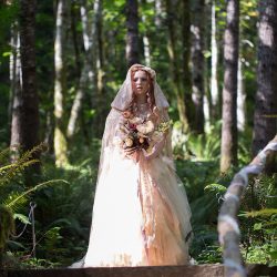Bask in the magic of this ritualistic woodland fae wedding