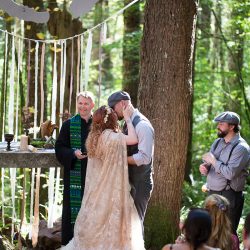 Bask in the magic of this ritualistic woodland fae wedding