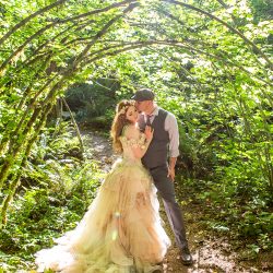 Bask in the magic of this ritualistic woodland fairy wedding