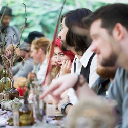 Bask in the magic of this ritualistic woodland fairy wedding