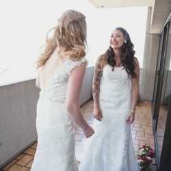 A classy-as-hell San Francisco wedding of two ladies