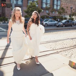 A classy-as-hell San Francisco wedding of two ladies