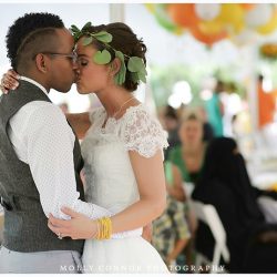 Kylie Haulk Favorites 0003 - Rain falls like love at this "mutual weirdness" citrus colored wedding Rain falls like love at this "mutual weirdness" bright colored wedding