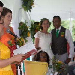 Kylie Haulk Favorites 0086 - Rain falls like love at this "mutual weirdness" citrus colored wedding Rain falls like love at this "mutual weirdness" bright colored wedding